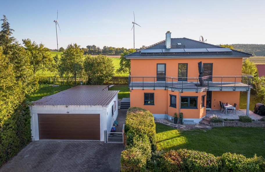 Kunststoff-Aluminium-Fenster in Einfamilienhaus 